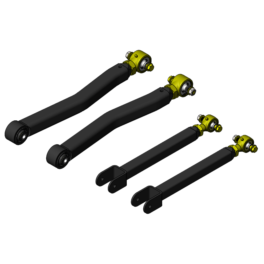 Jeep Wrangler Short Front Control Arm Kit 0718 JK Clayton Off Road